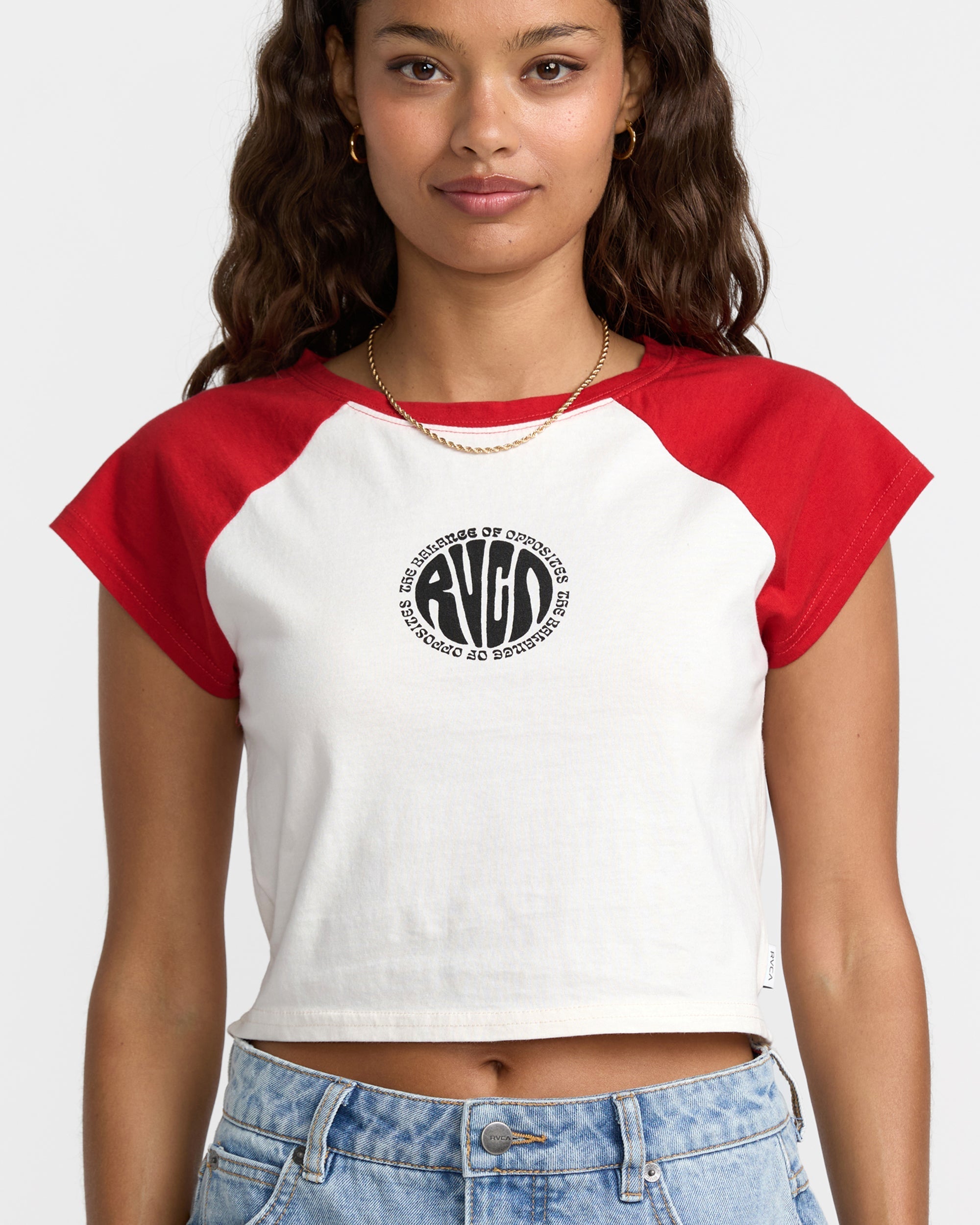 Baby Raglan Tee - Pepper Red | RVCA US