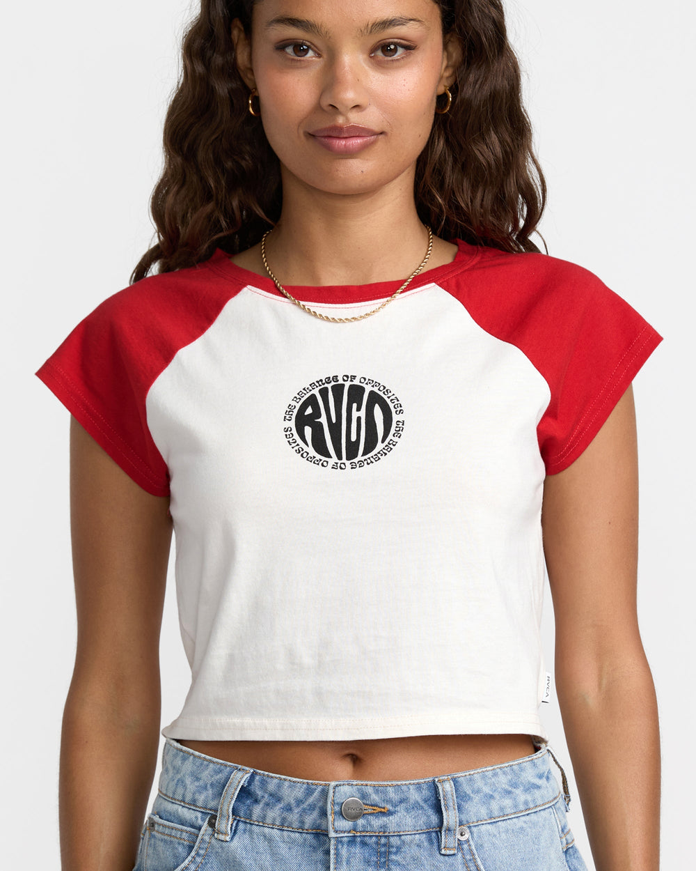 Baby Raglan Tee - Pepper Red | RVCA US