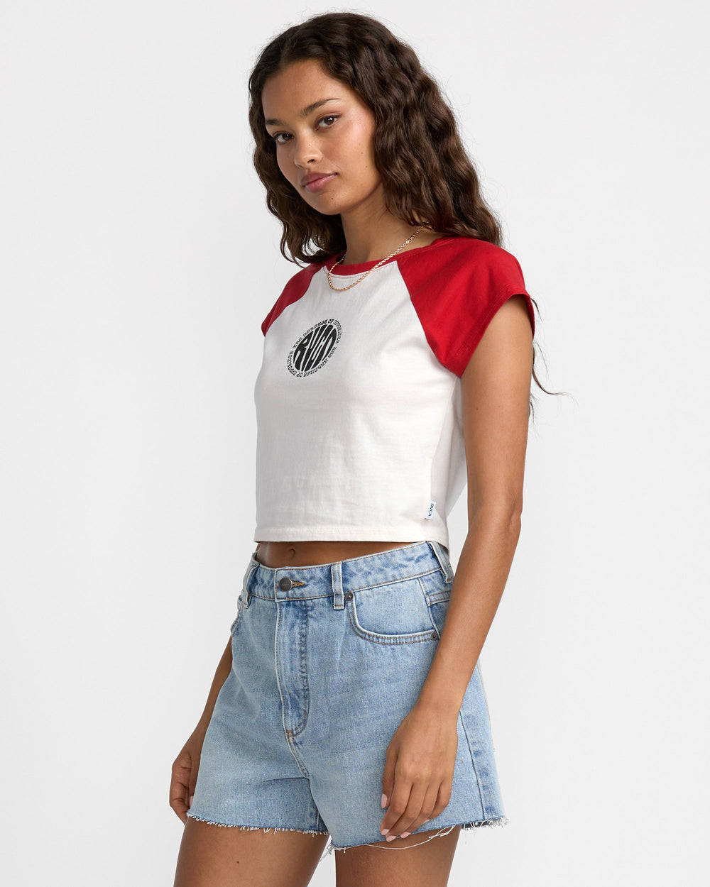 Baby Raglan Tee - Pepper Red | RVCA US