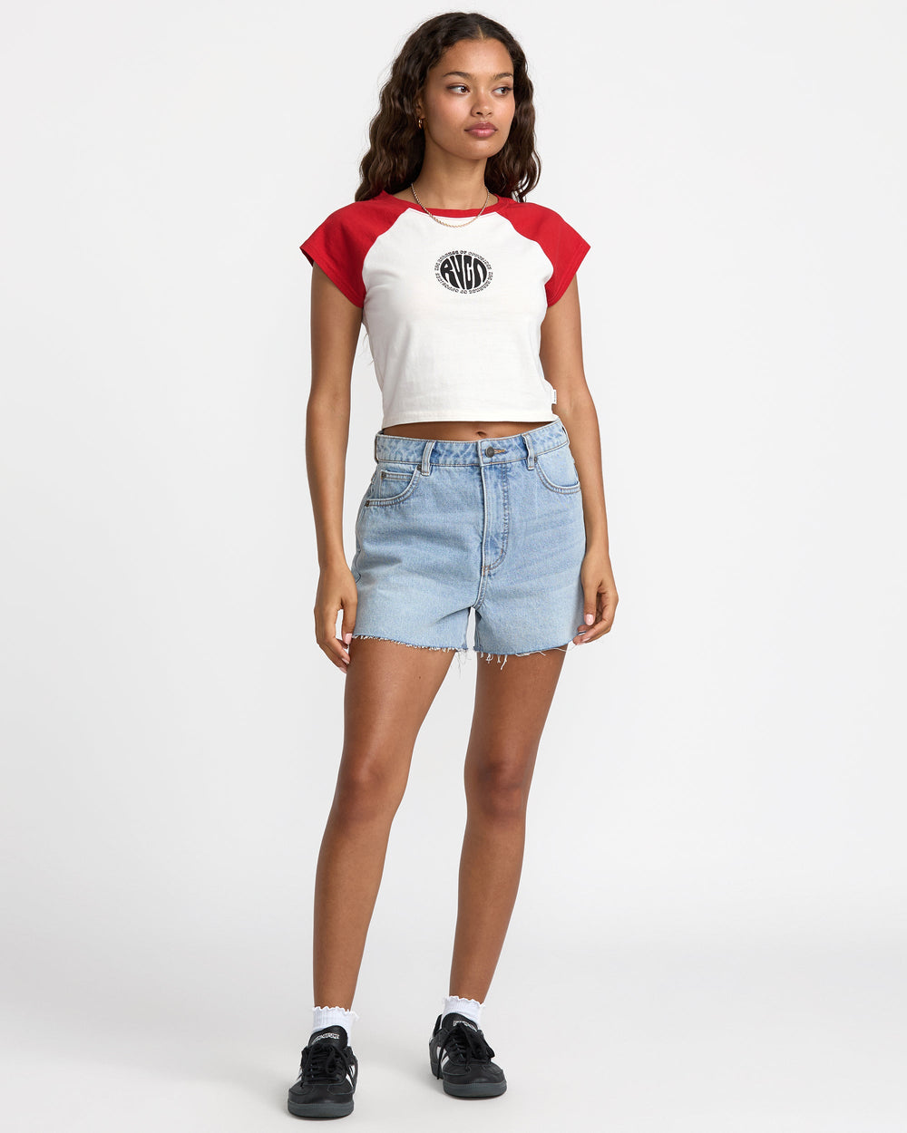 Baby Raglan Tee - Pepper Red | RVCA US