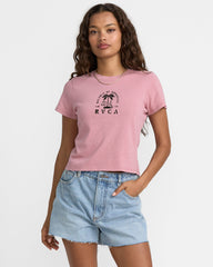 That Balance Baby Tee - Amethyst Smoke | RVCA online