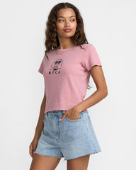 That Balance Baby Tee - Amethyst Smoke | RVCA online