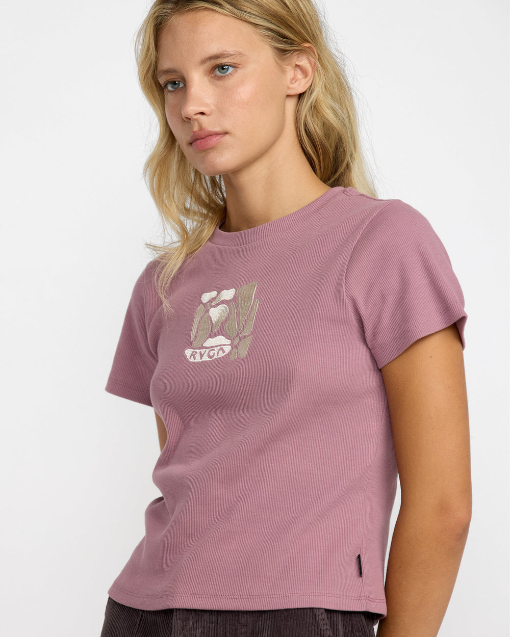 That Balance Baby Tee - Winter Orchid | RVCA discount