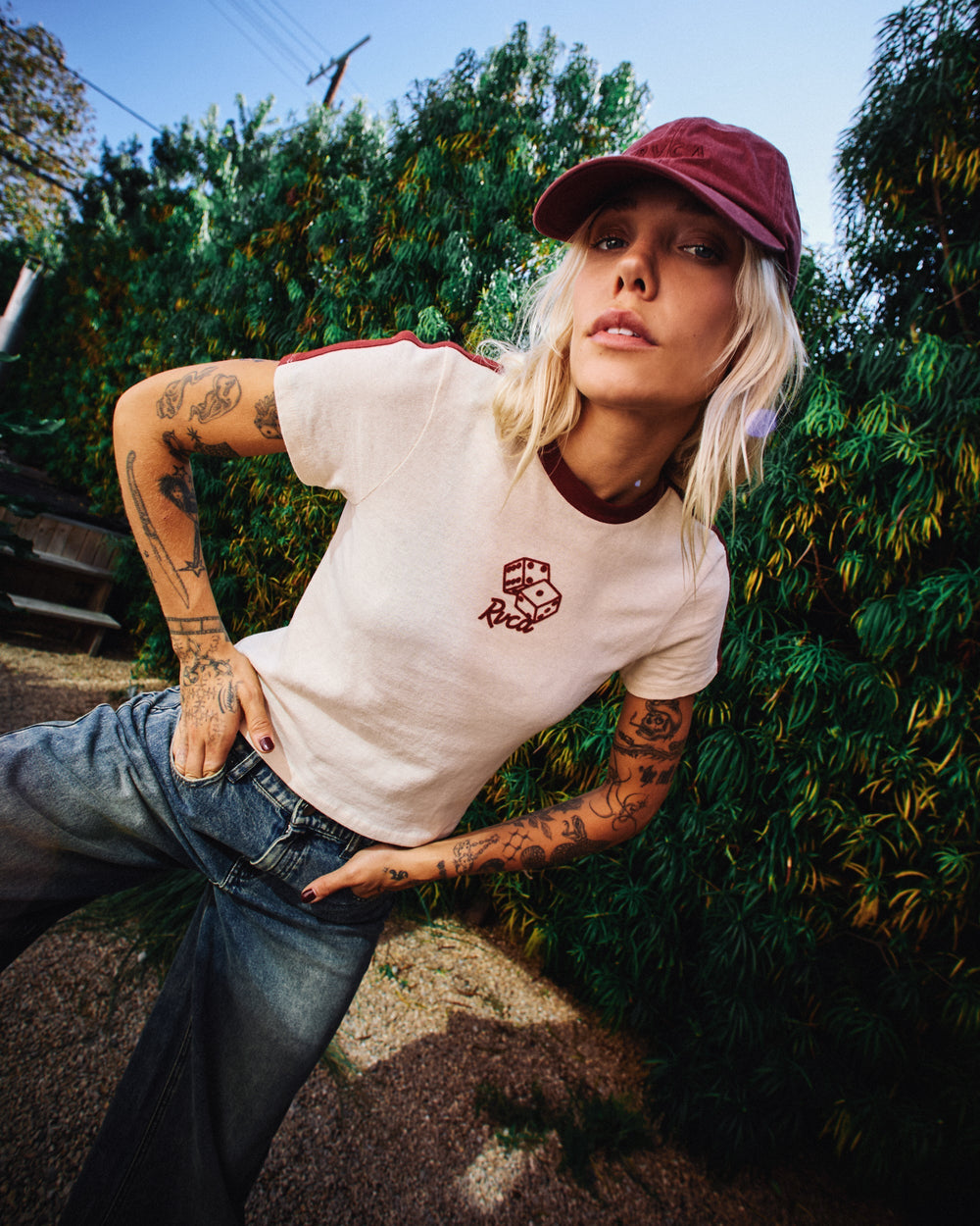 That Balance Baby Tee - Sand | RVCA US