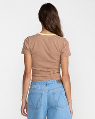 Puerto Baby Tee - Sunshine | RVCA on sale