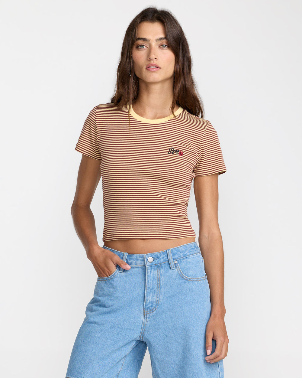 Puerto Baby Tee - Sunshine | RVCA on sale