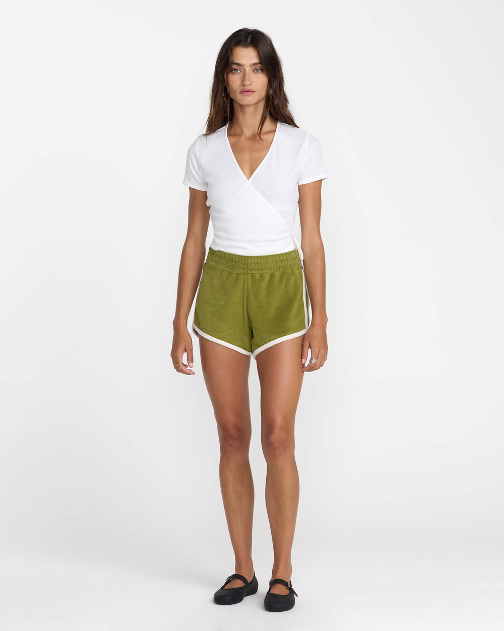 Roma Wrap Top - Whisper White | RVCA discount