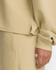 Glory Waffle Pullover - Vintage Khaki | RVCA on sale