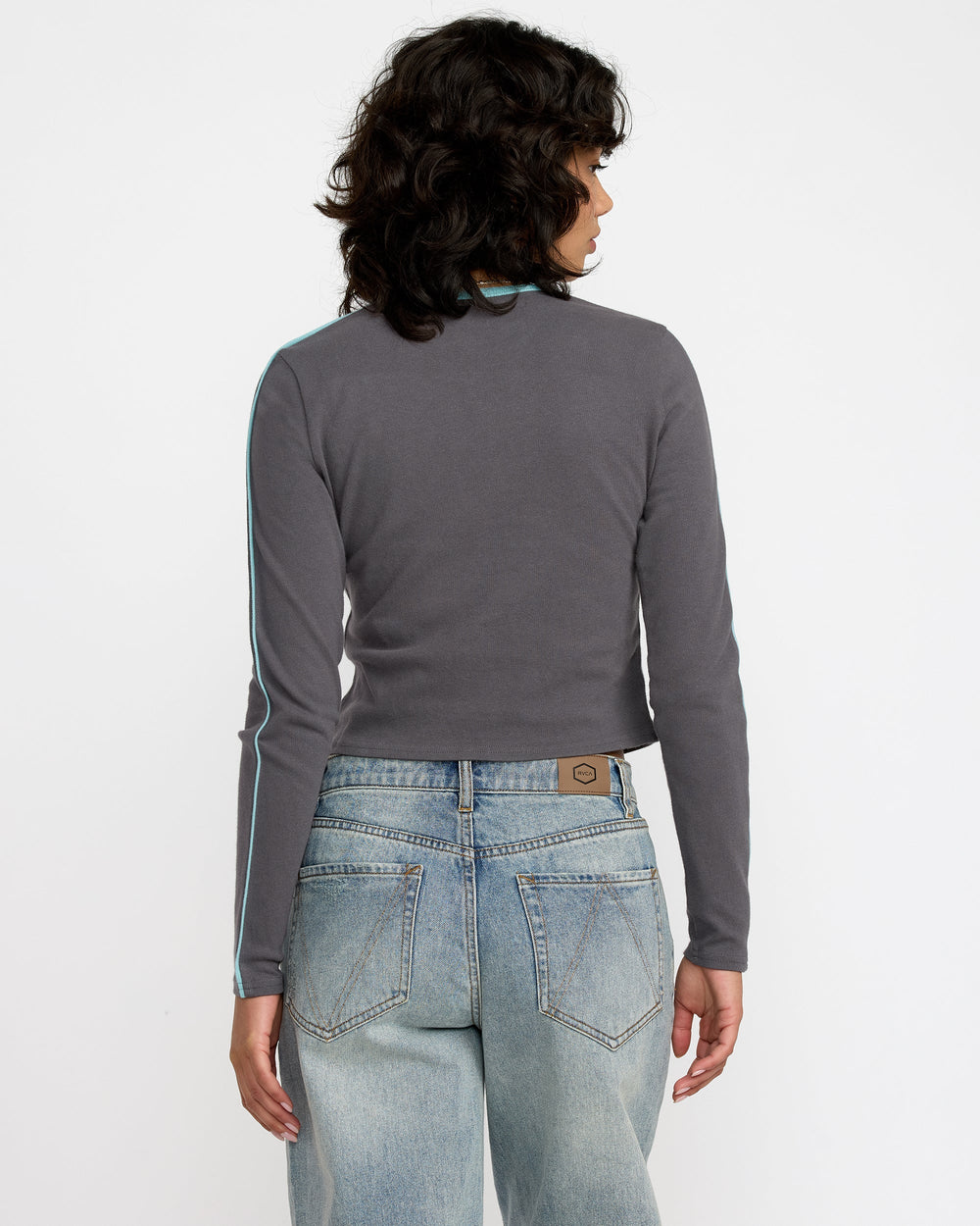 Hills Long Sleeve Shirt - Gravel | RVCA sale