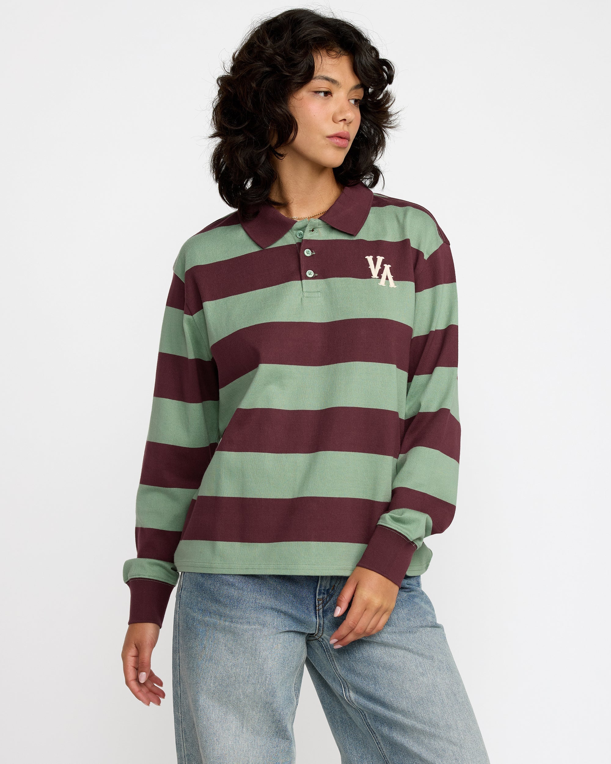 Rudgy Long Sleeve Shirt - Sea Green | RVCA discount