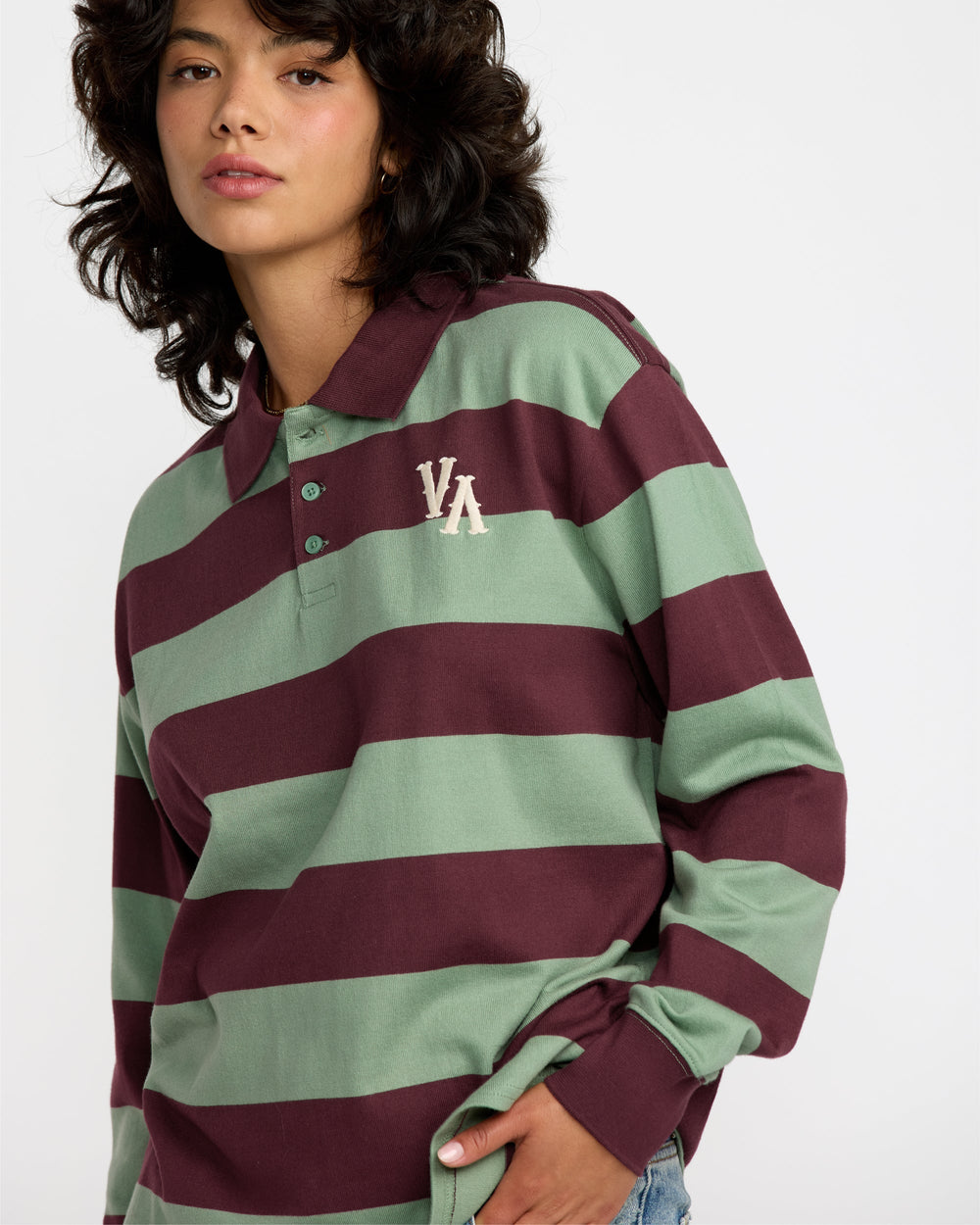Rudgy Long Sleeve Shirt - Sea Green | RVCA discount