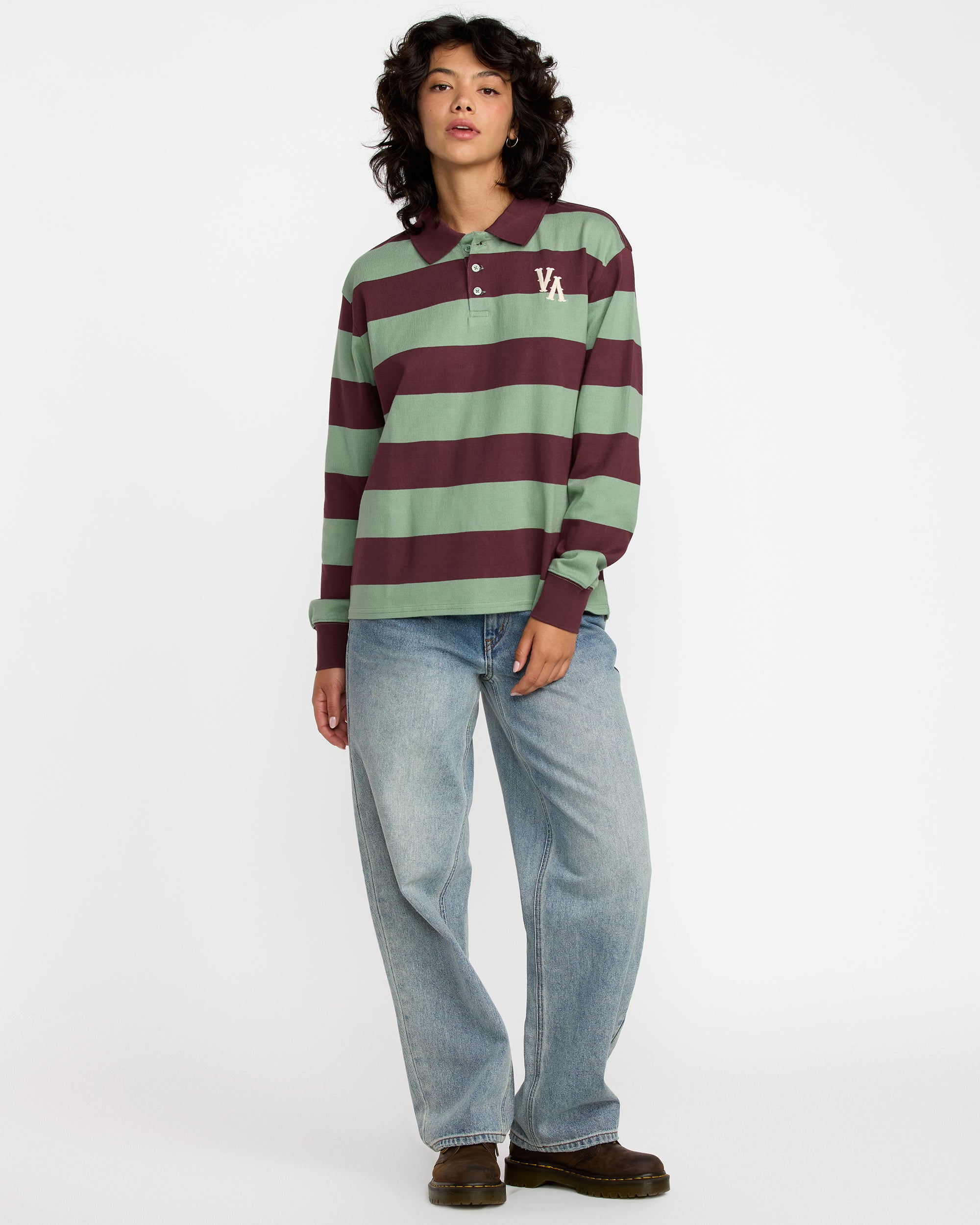 Rudgy Long Sleeve Shirt - Sea Green | RVCA discount
