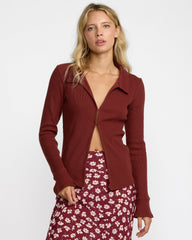 Devine Knit - Cranberry | RVCA outlet