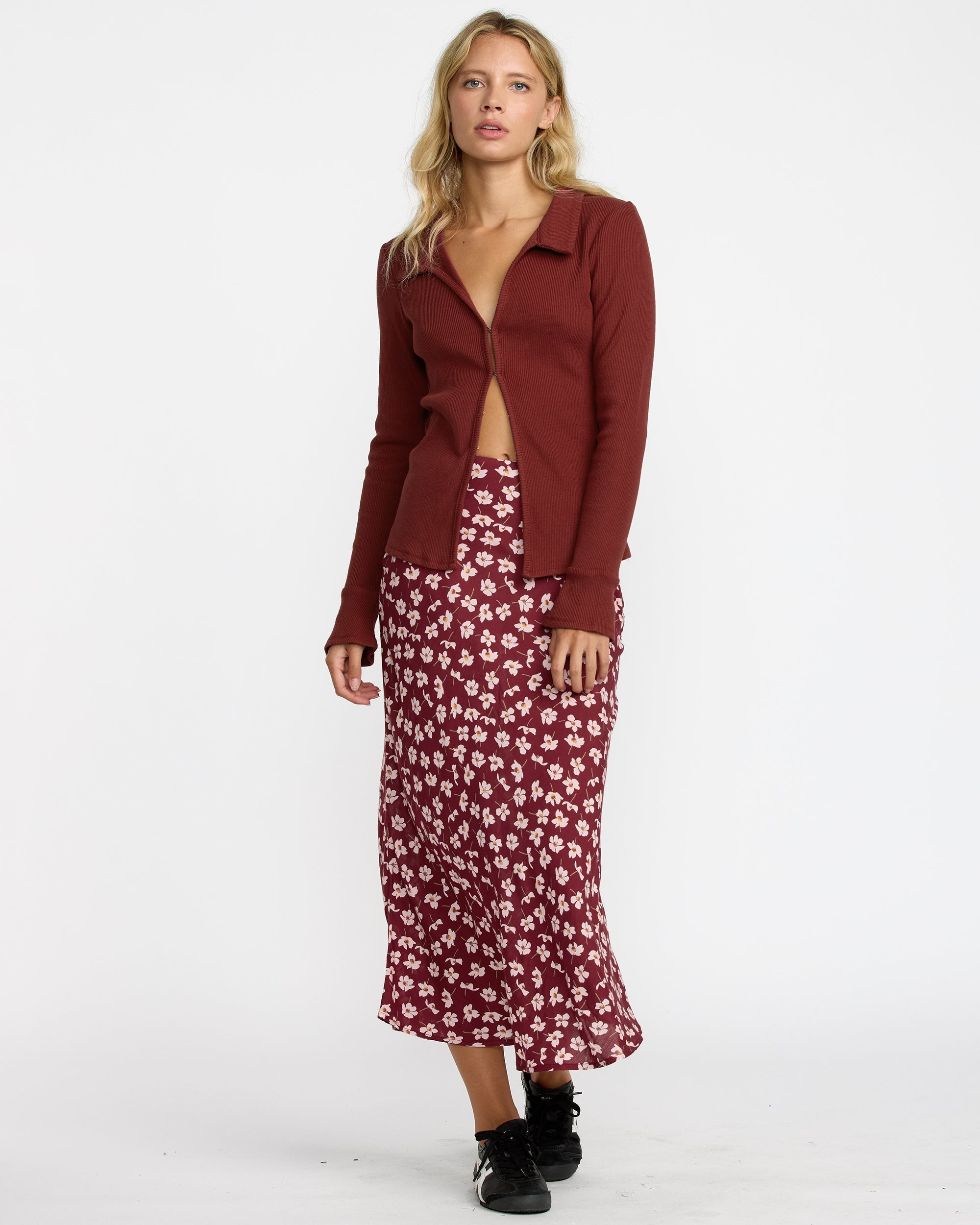 Devine Knit - Cranberry | RVCA outlet