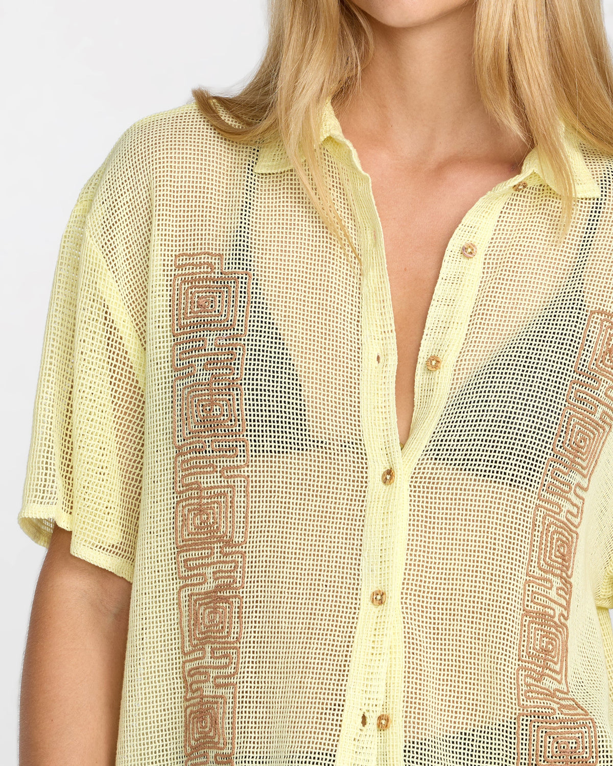 Sabra Top - Light Green | RVCA US