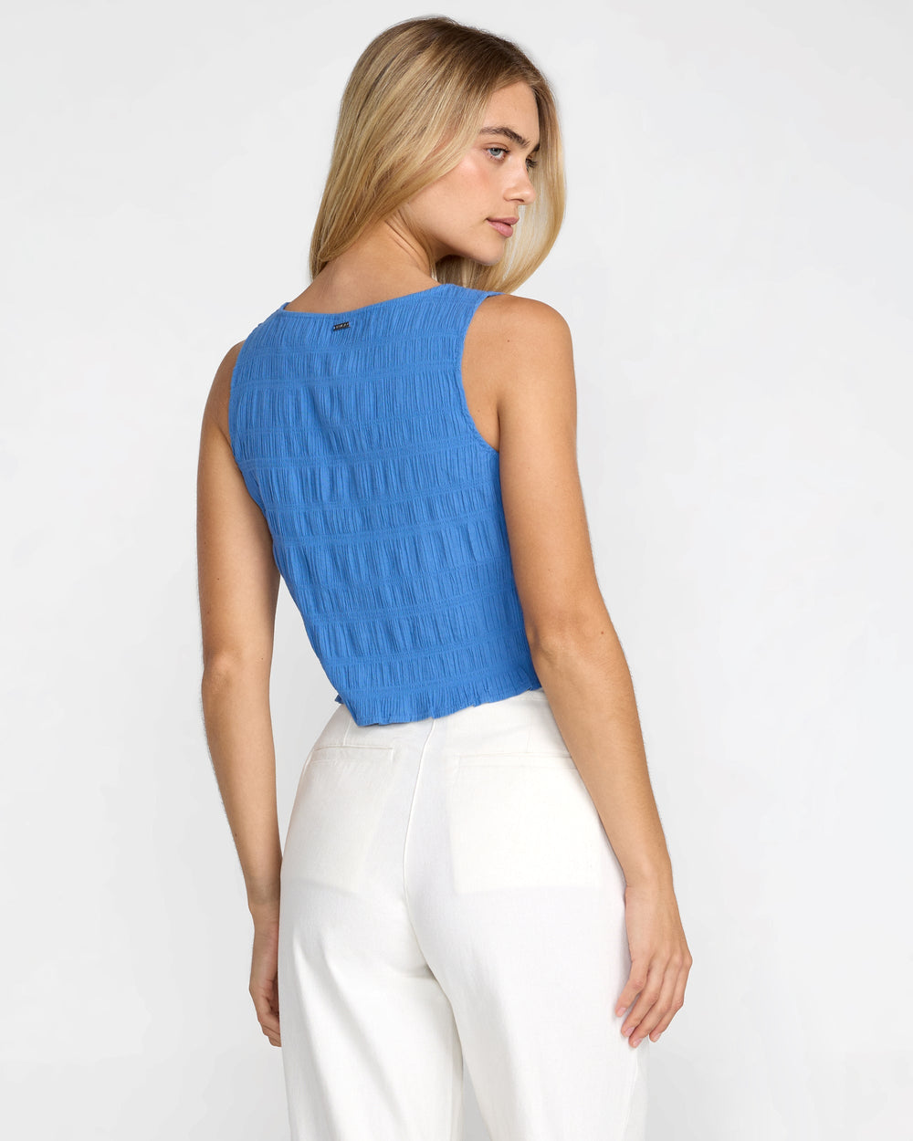 Scrunch Top - Blue Relic | RVCA online