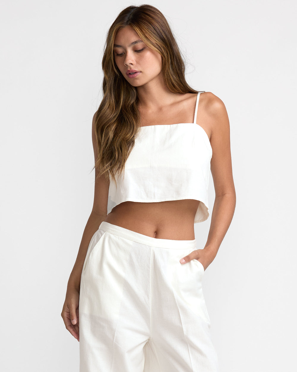 Lucy Tank - Vintage White | RVCA on sale