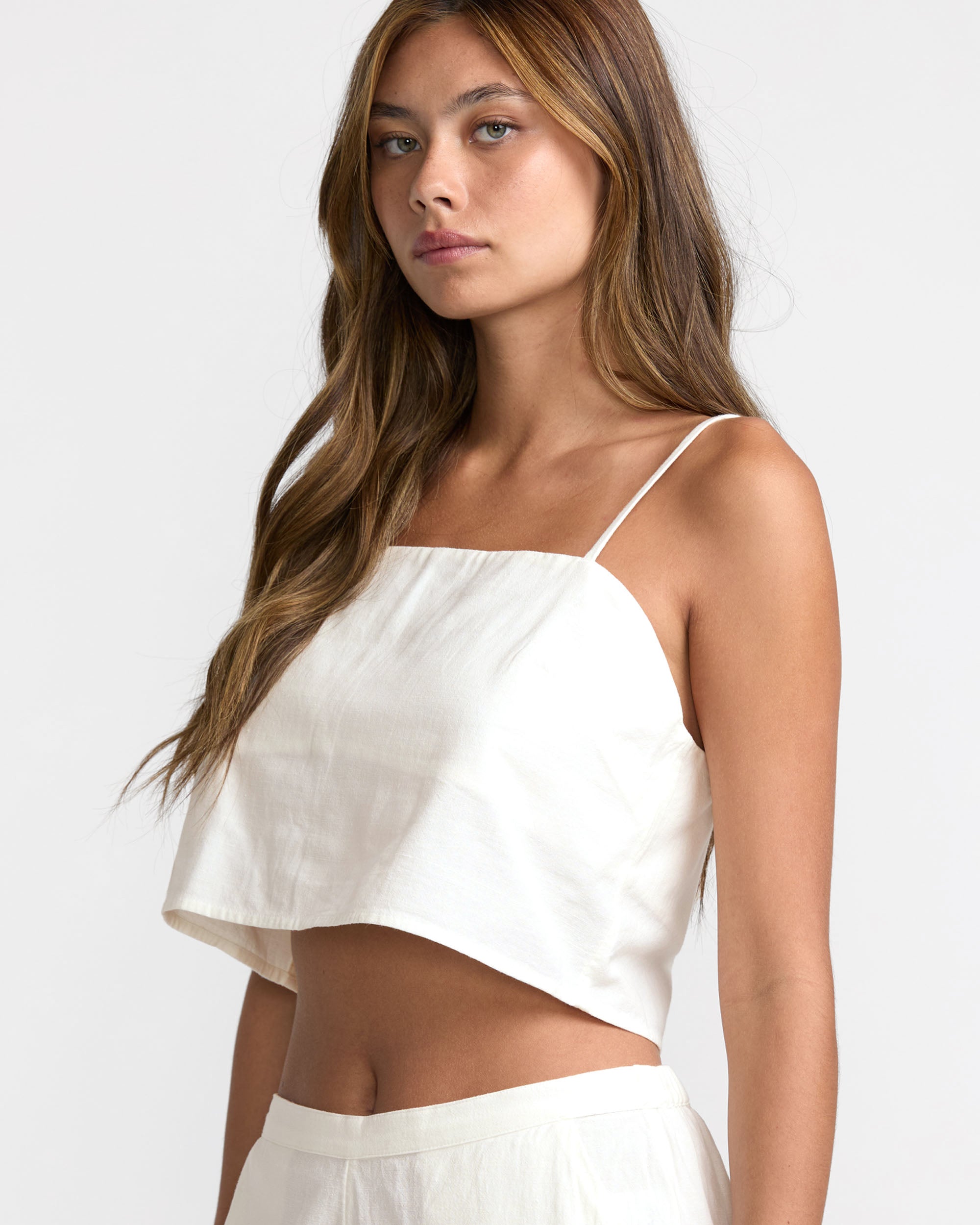 Lucy Tank - Vintage White | RVCA on sale