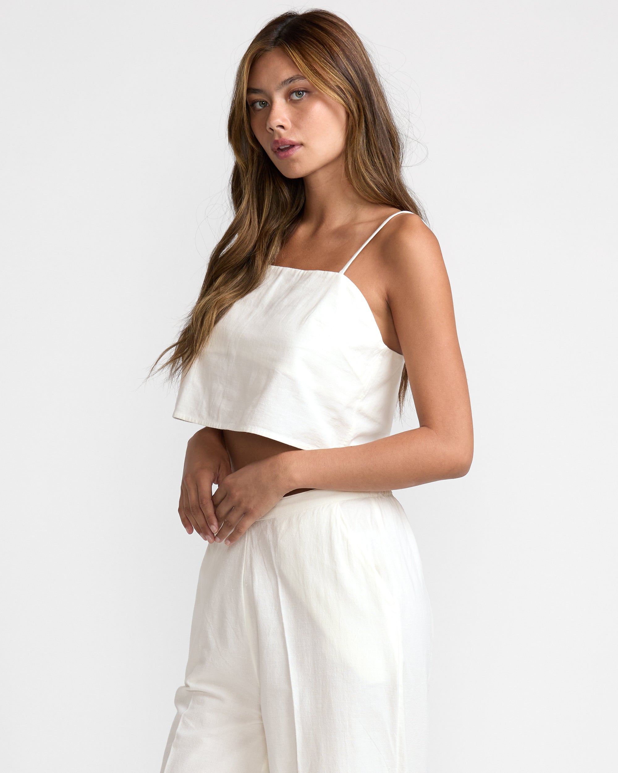 Lucy Tank - Vintage White | RVCA on sale
