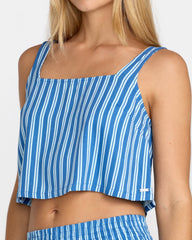 Baker Top - Blue Relic | RVCA discount