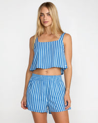 Baker Top - Blue Relic | RVCA discount