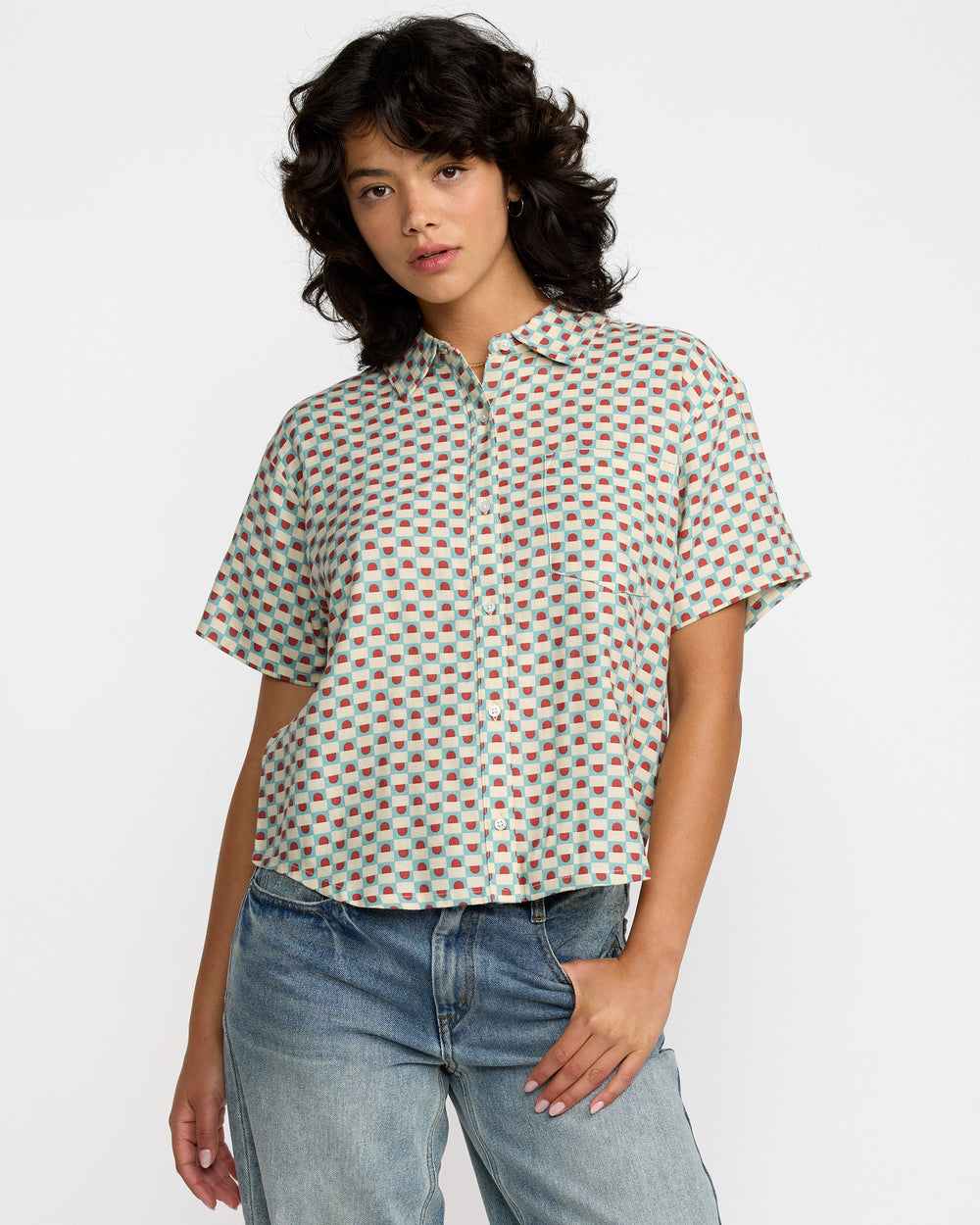 Nauti Shirt - Sky Blue | RVCA for sale