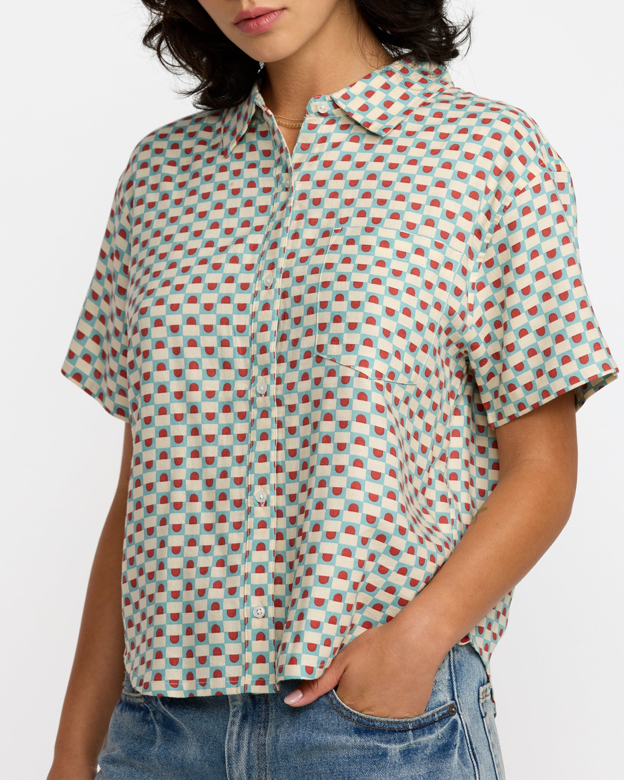 Nauti Shirt - Sky Blue | RVCA for sale