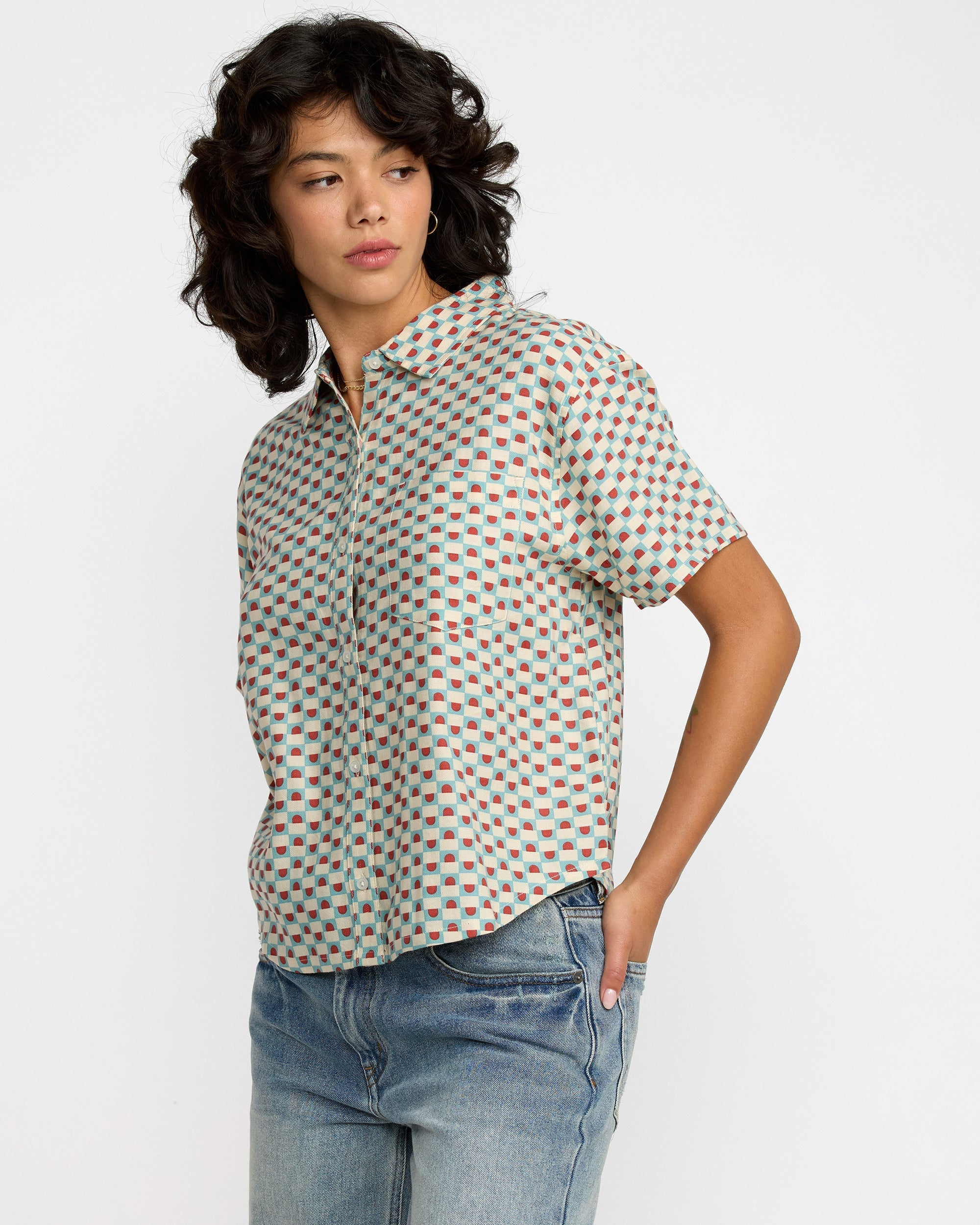 Nauti Shirt - Sky Blue | RVCA for sale