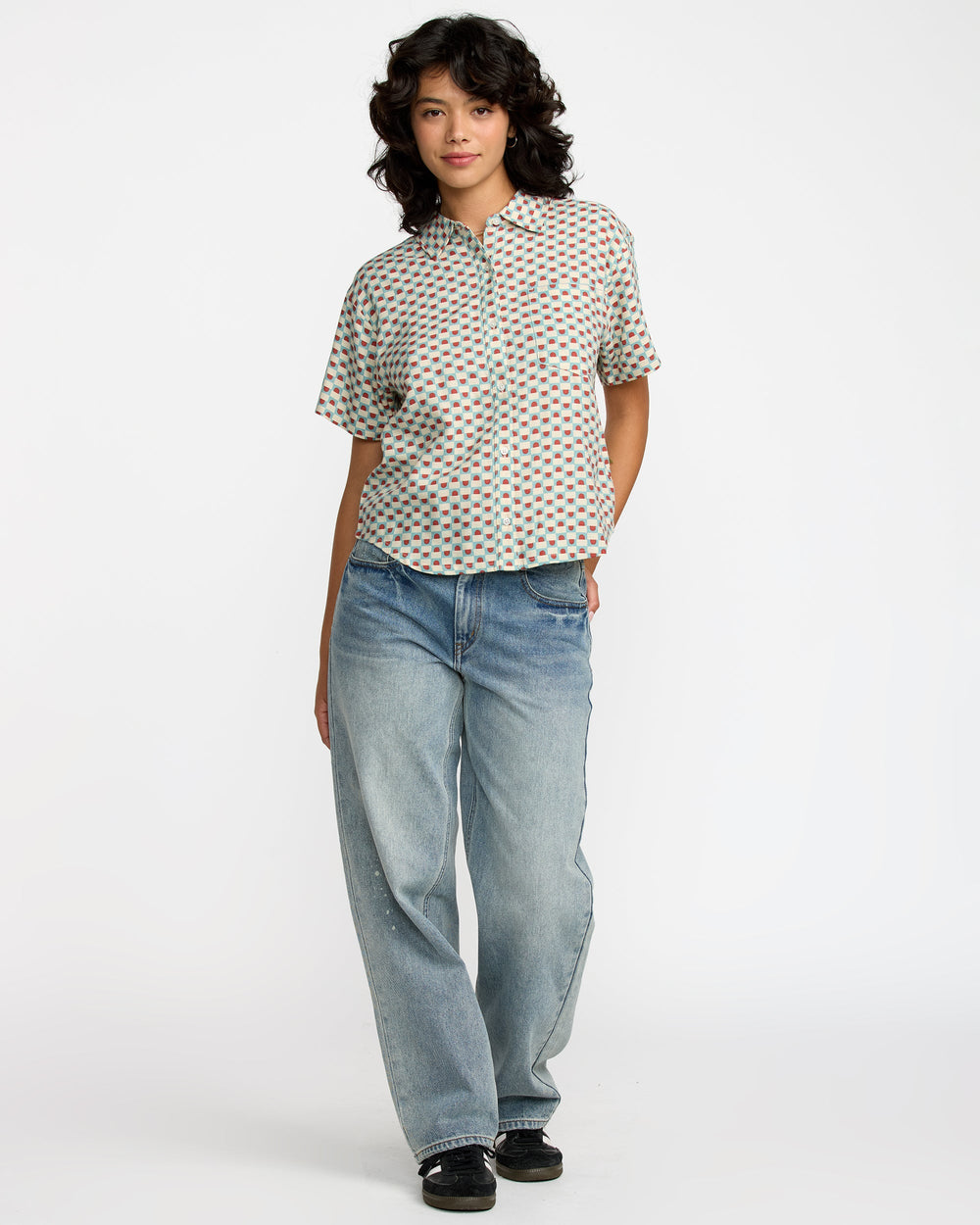 Nauti Shirt - Sky Blue | RVCA for sale