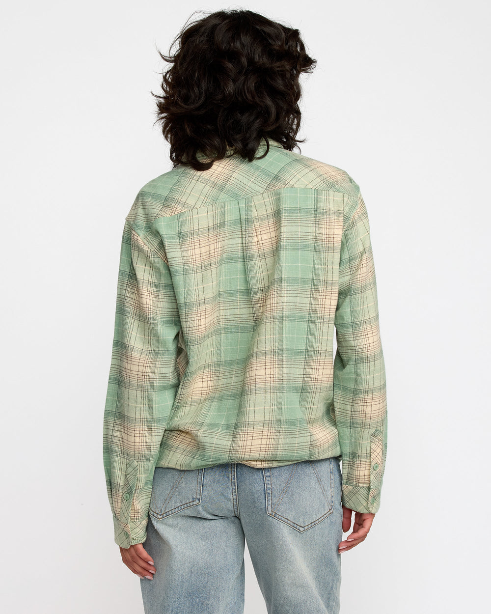 Mabel Flannel - Sea Green | RVCA US