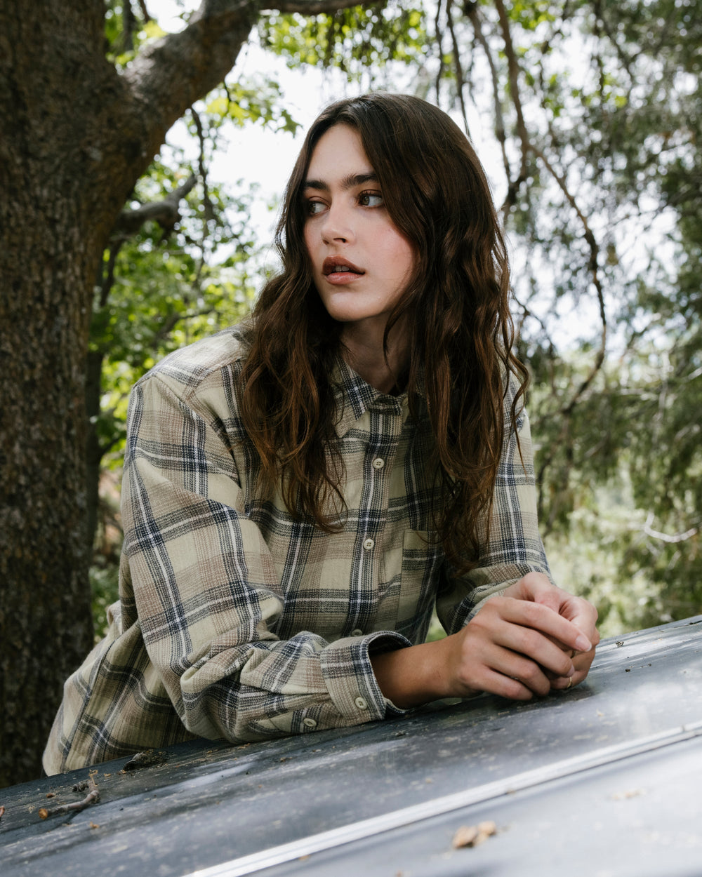 Breeze Flannel - Sage Green | RVCA discount