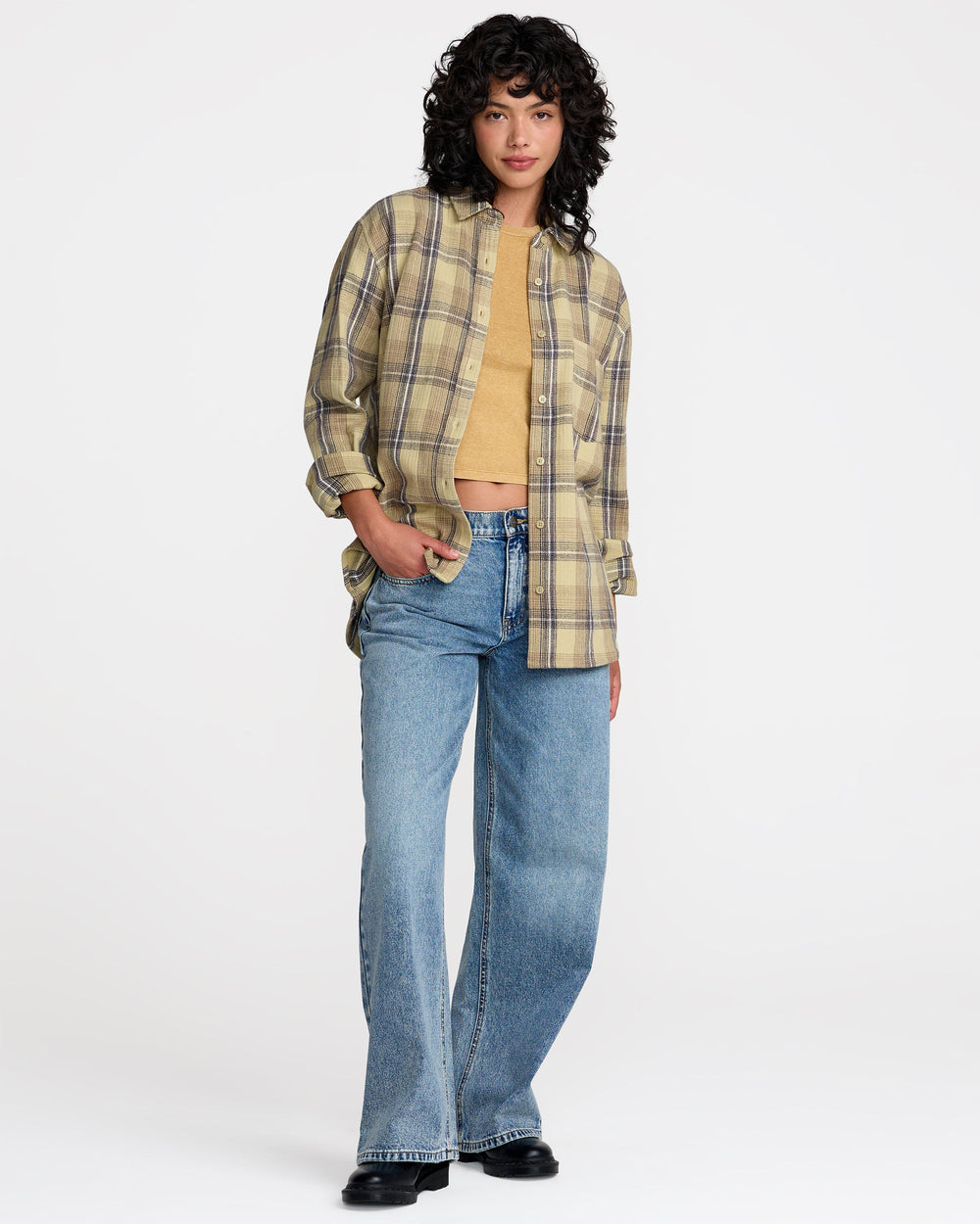 Breeze Flannel - Sage Green | RVCA discount