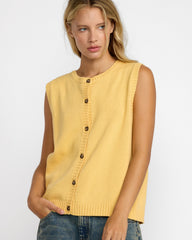 Carrie Sweater Vest - Sanddune | RVCA for sale