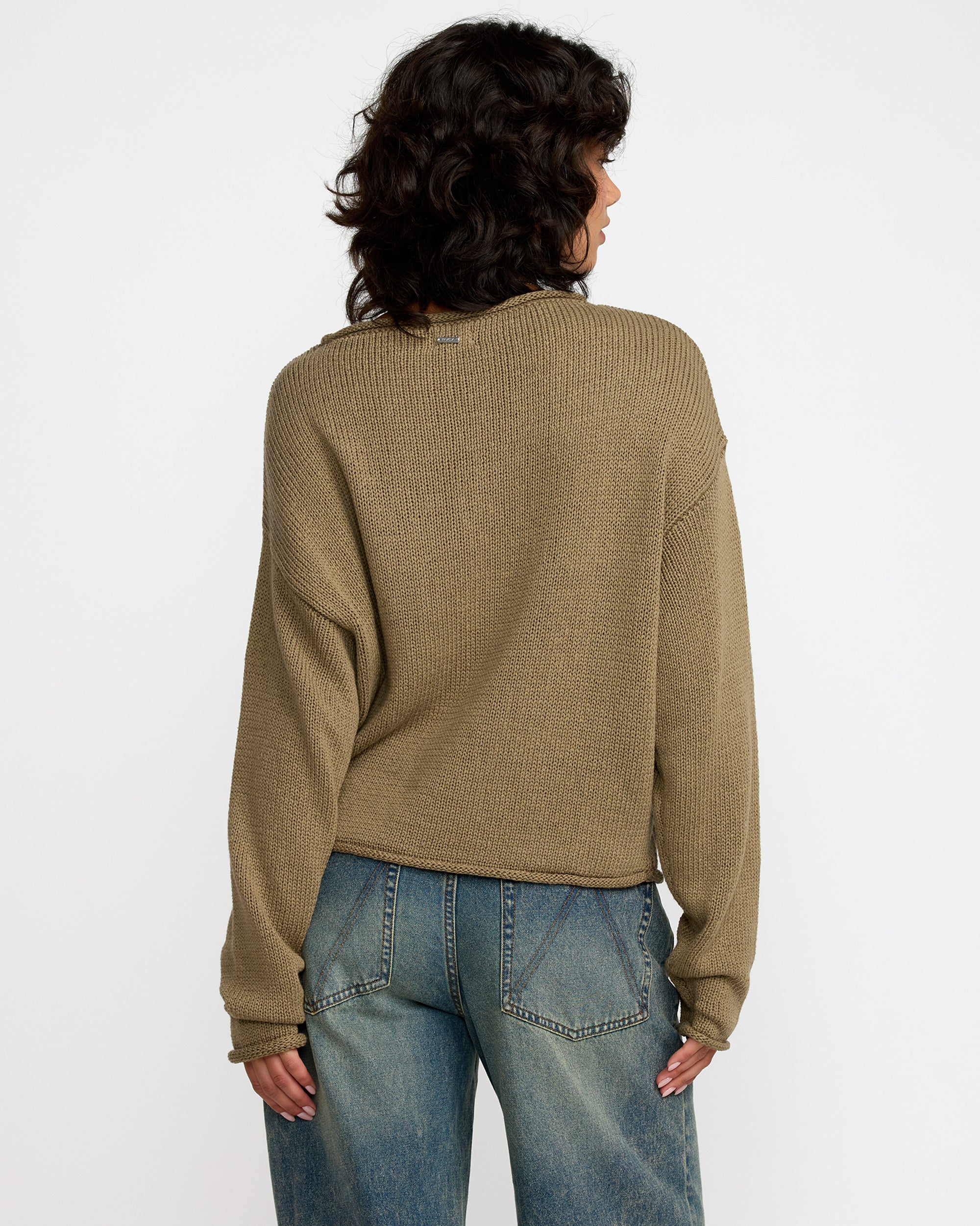 Westin Sweater - Desert Taupe | RVCA for sale