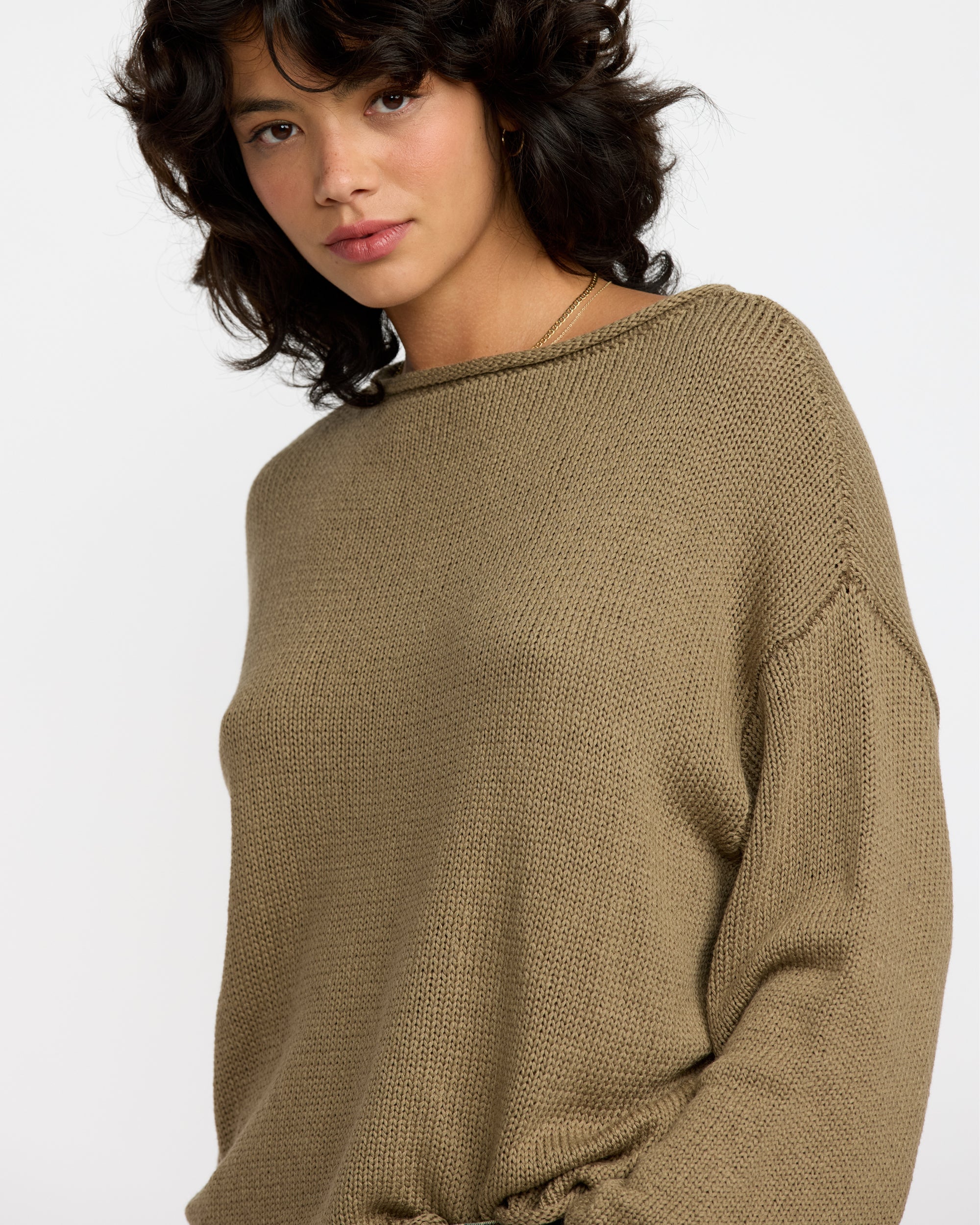 Westin Sweater - Desert Taupe | RVCA for sale