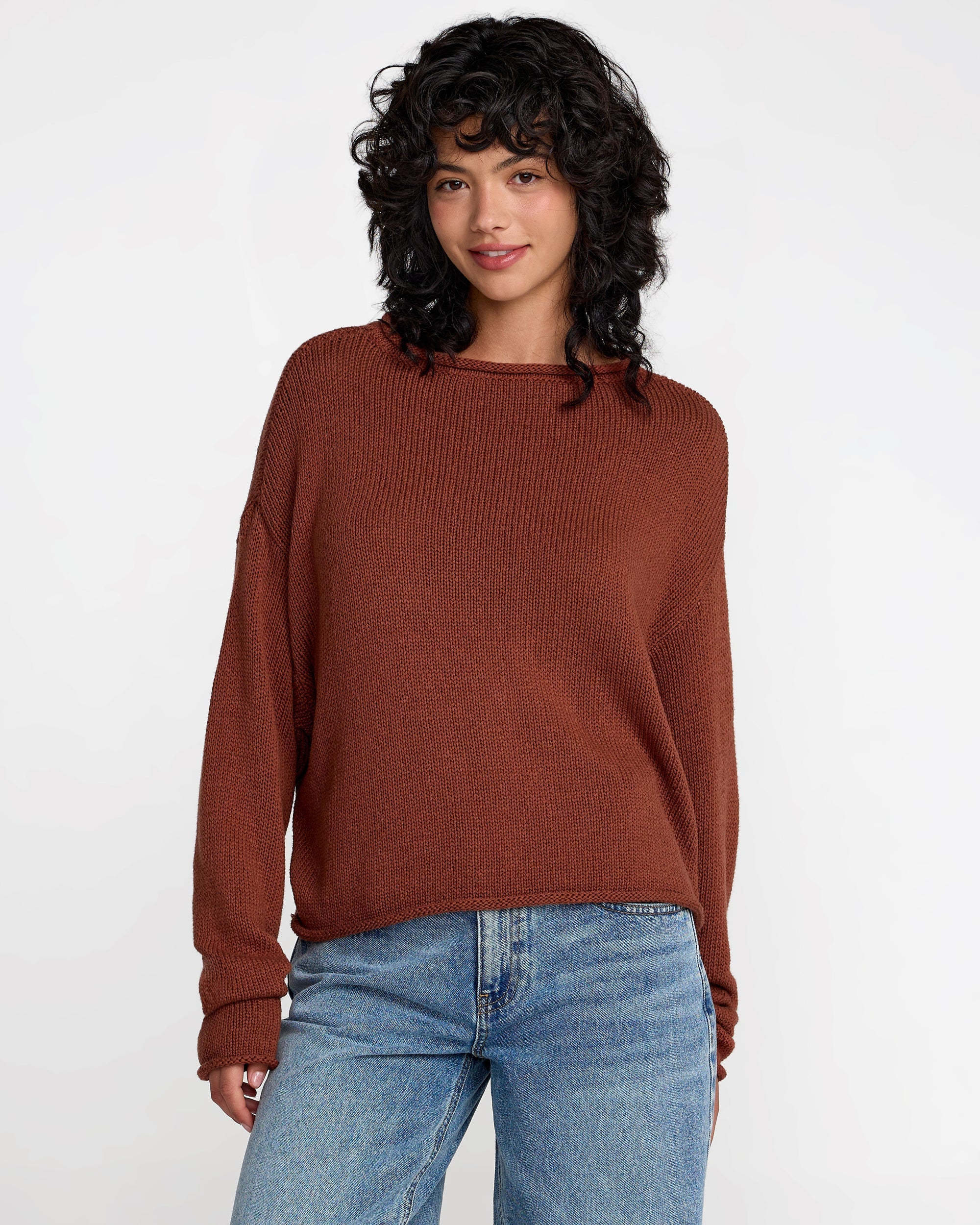 Westin Sweater - Mahogany | RVCA outlet