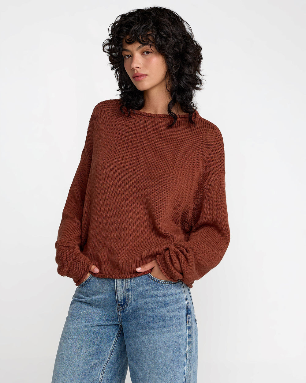 Westin Sweater - Mahogany | RVCA outlet