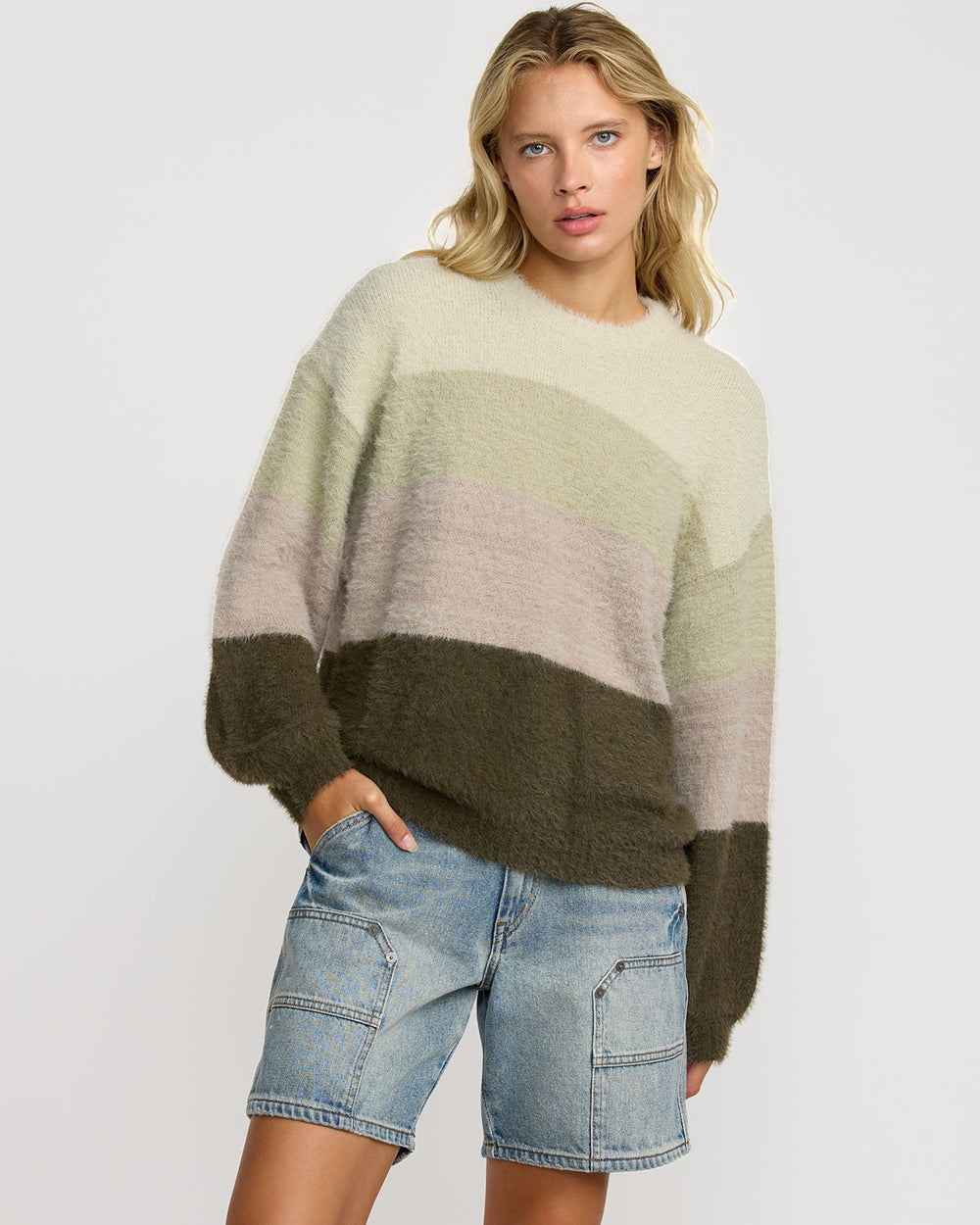 Ty Sweater - Cypress Green | RVCA outlet