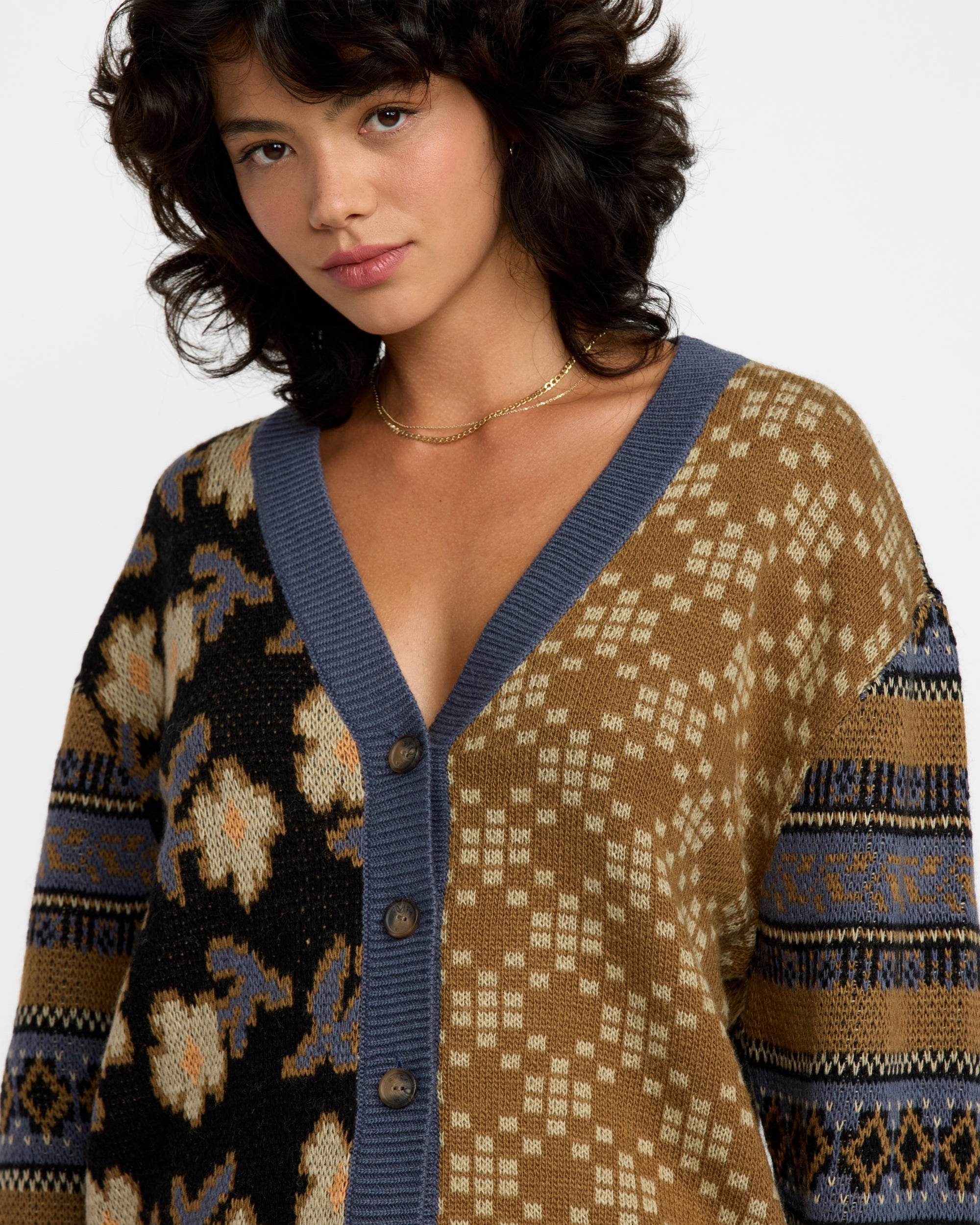 Lumen Cardigan - Stone Blue | RVCA for sale