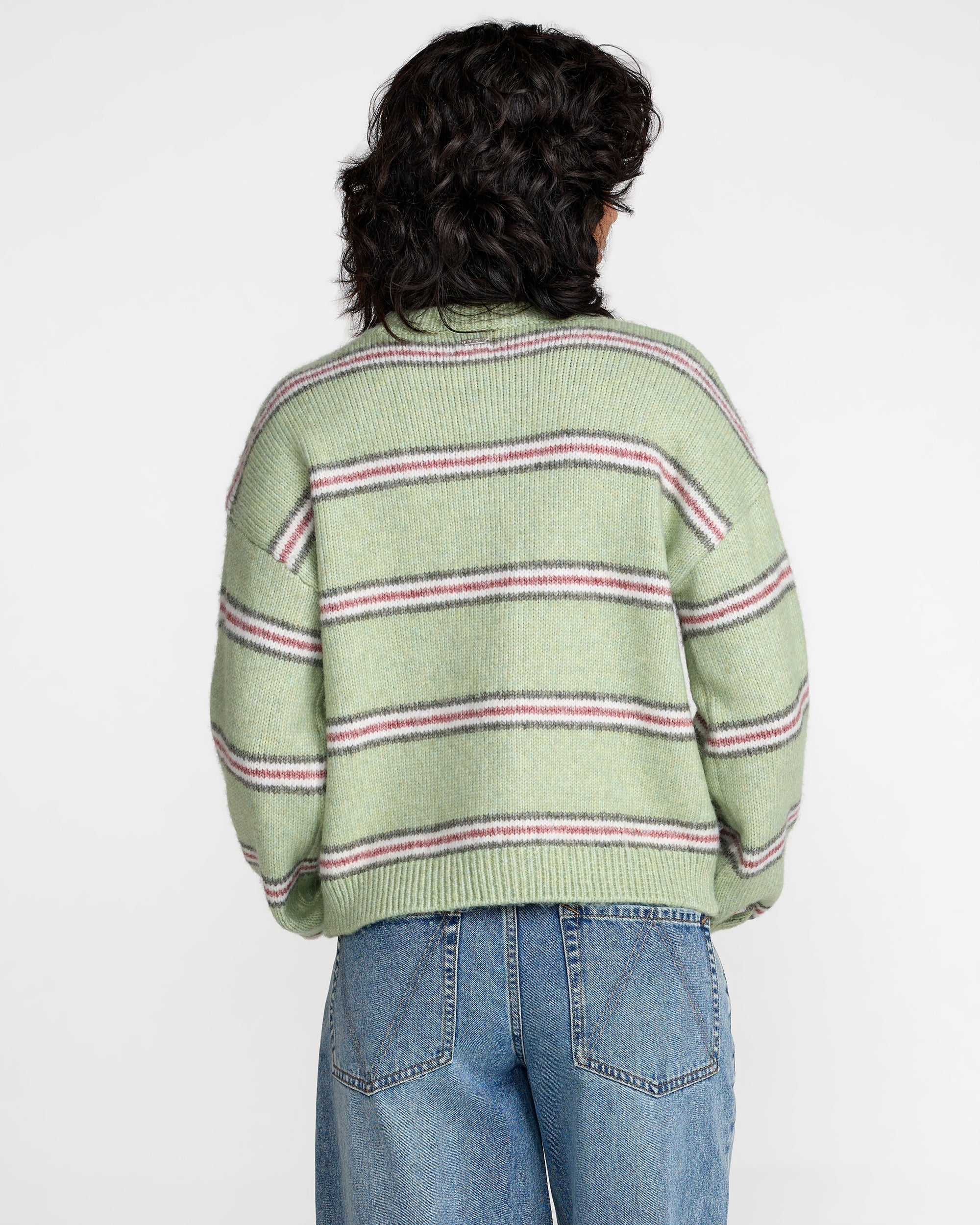 Juno Cardigan - Sage Green | RVCA on sale
