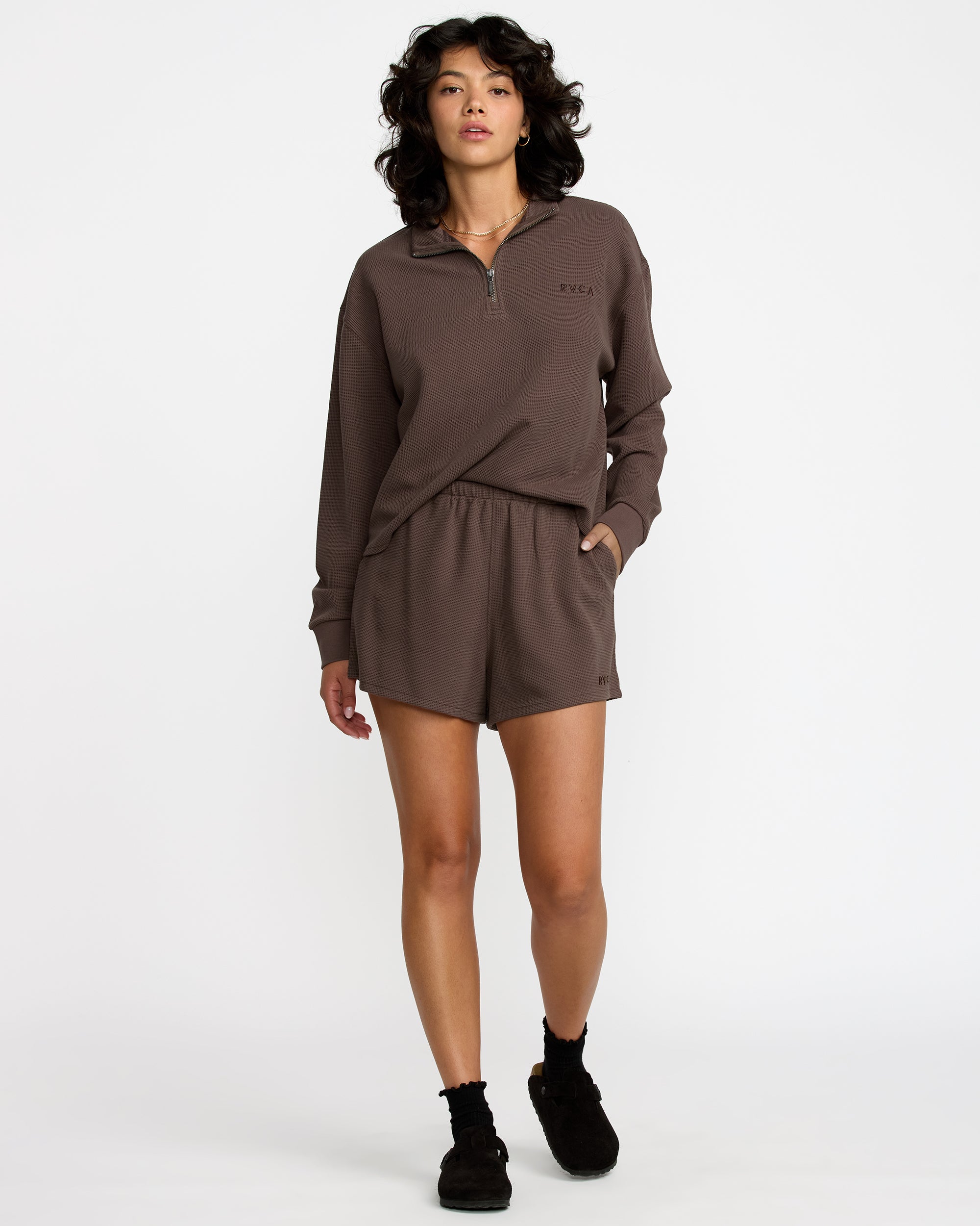 Glory Waffle Short - Bear Brown | RVCA sale