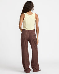 Coco Pant - Mocha | RVCA on sale
