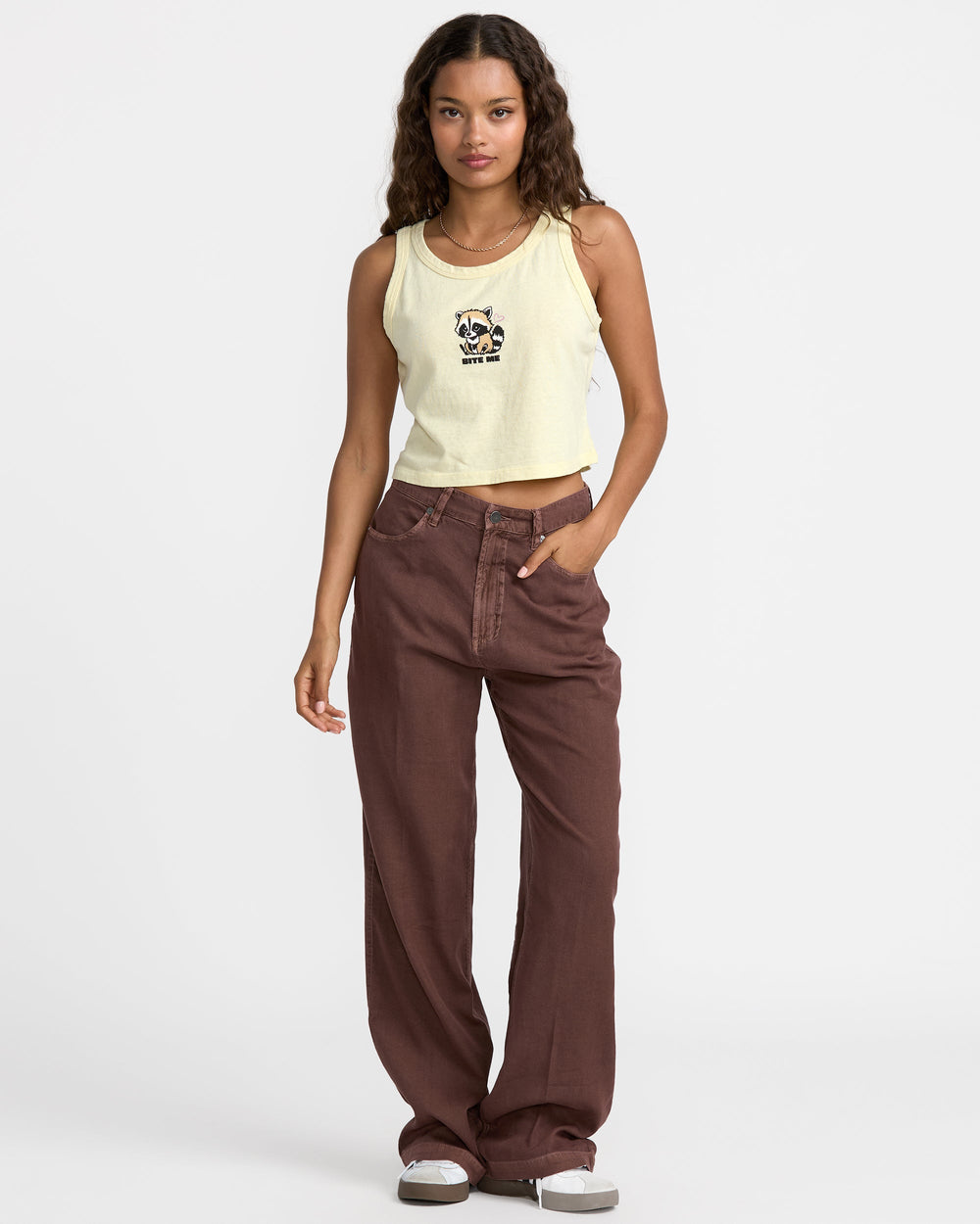 Coco Pant - Mocha | RVCA on sale