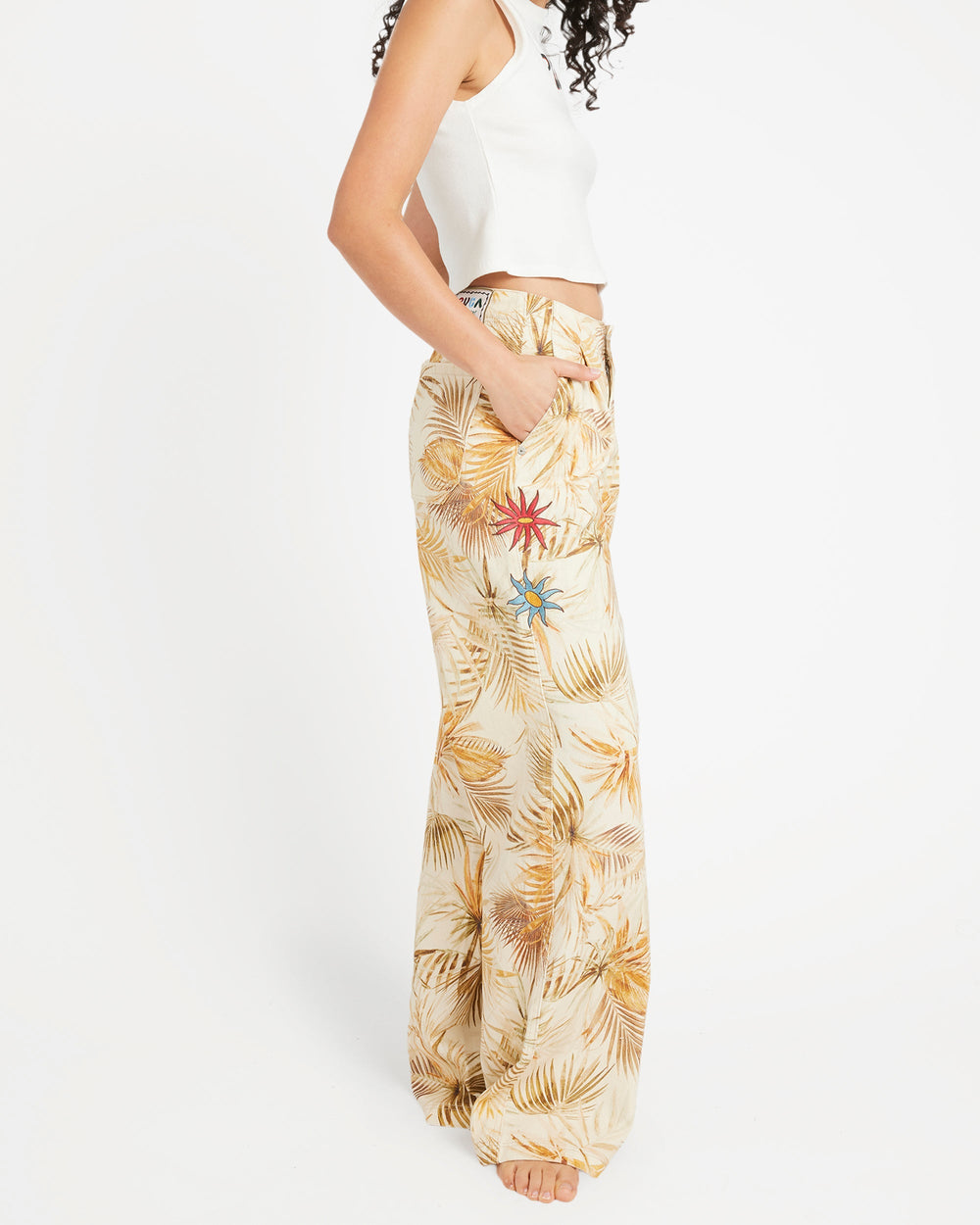 Mel G Tailored Pant - Khaki | RVCA on sale