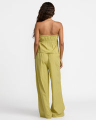 Stripe New Yume Wide Pant - Martini Olive | RVCA online