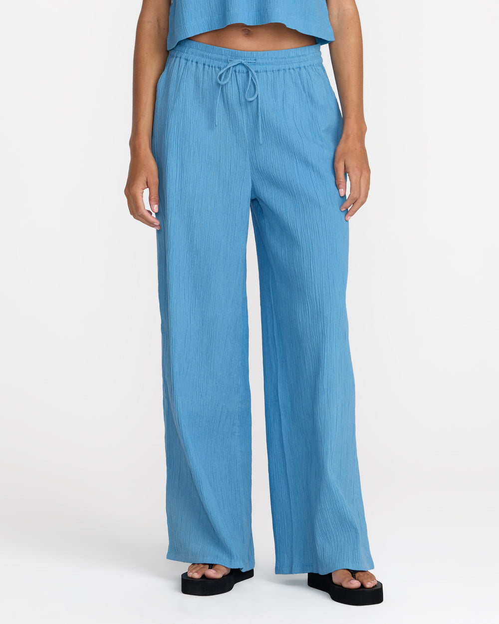 New Yume Wide Leg Pants - Chalk Blue | RVCA sale