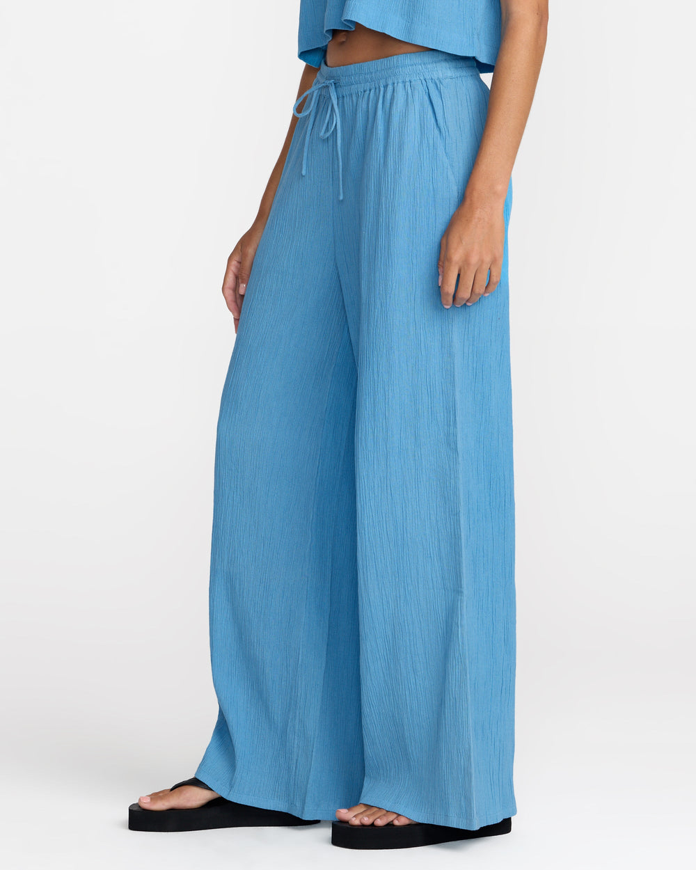 New Yume Wide Leg Pants - Chalk Blue | RVCA sale