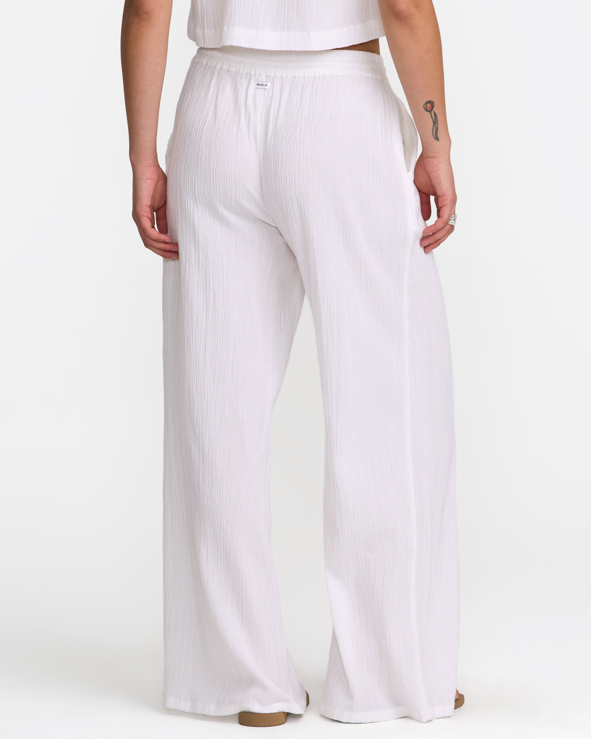 New Yume Wide Leg Pants - Whisper White | RVCA US