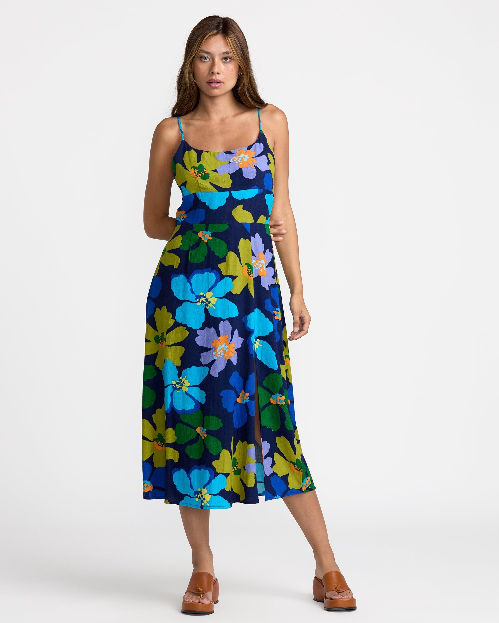 Anya Midi Dress - Blue Hawaii | RVCA US