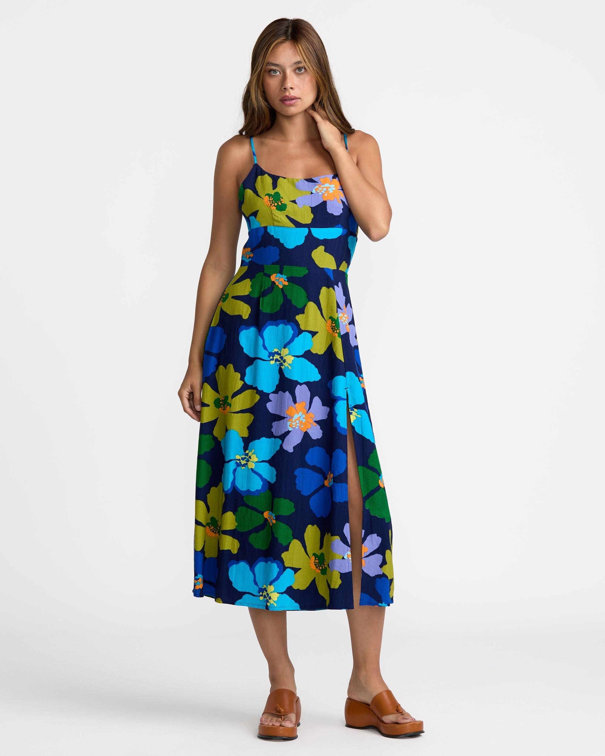 Anya Midi Dress - Blue Hawaii | RVCA US